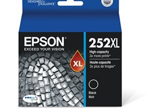خرطوشة الحبر الأسود عالية السعة EPSON T252 DURABrite Ultra (T252XL120-S) لطابعات Epson WorkForce المحددة