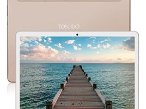 تابلت TOSCiDO Android 11 ، جهاز لوحي 10 بوصة ، ذاكرة وصول عشوائي 4 جيجا بايت سعة تخزين 64 جيجا بايت ، معالج ثماني النواة ، شاشة HD IPS ، كاميرا مزدوجة ، دعم Wi-Fi ، Bluetooth ، GPS ، FM ، شحن USB من النوع C ، جهاز لوحي ذهبي